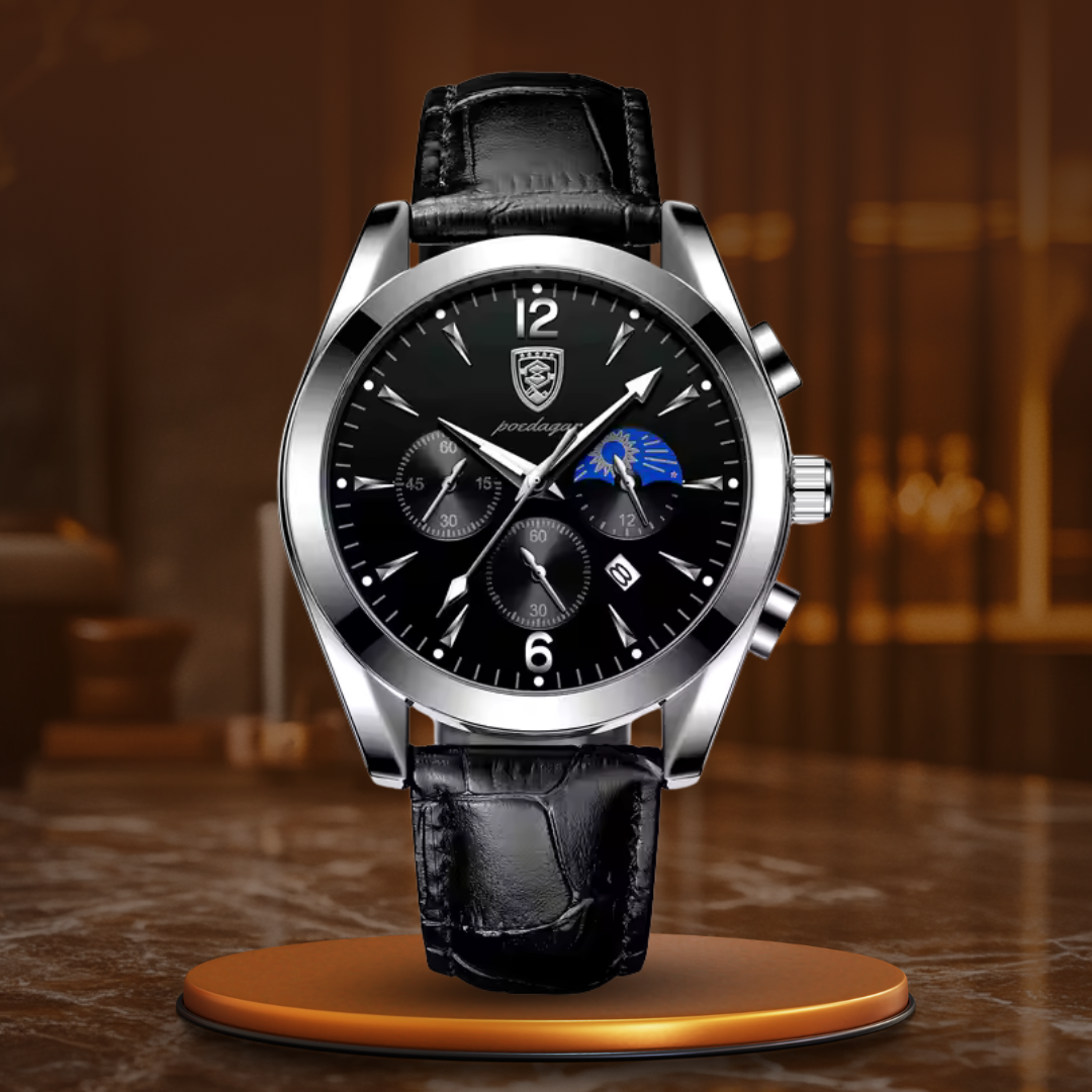 Elegant Quartz Watch for Men with Strap