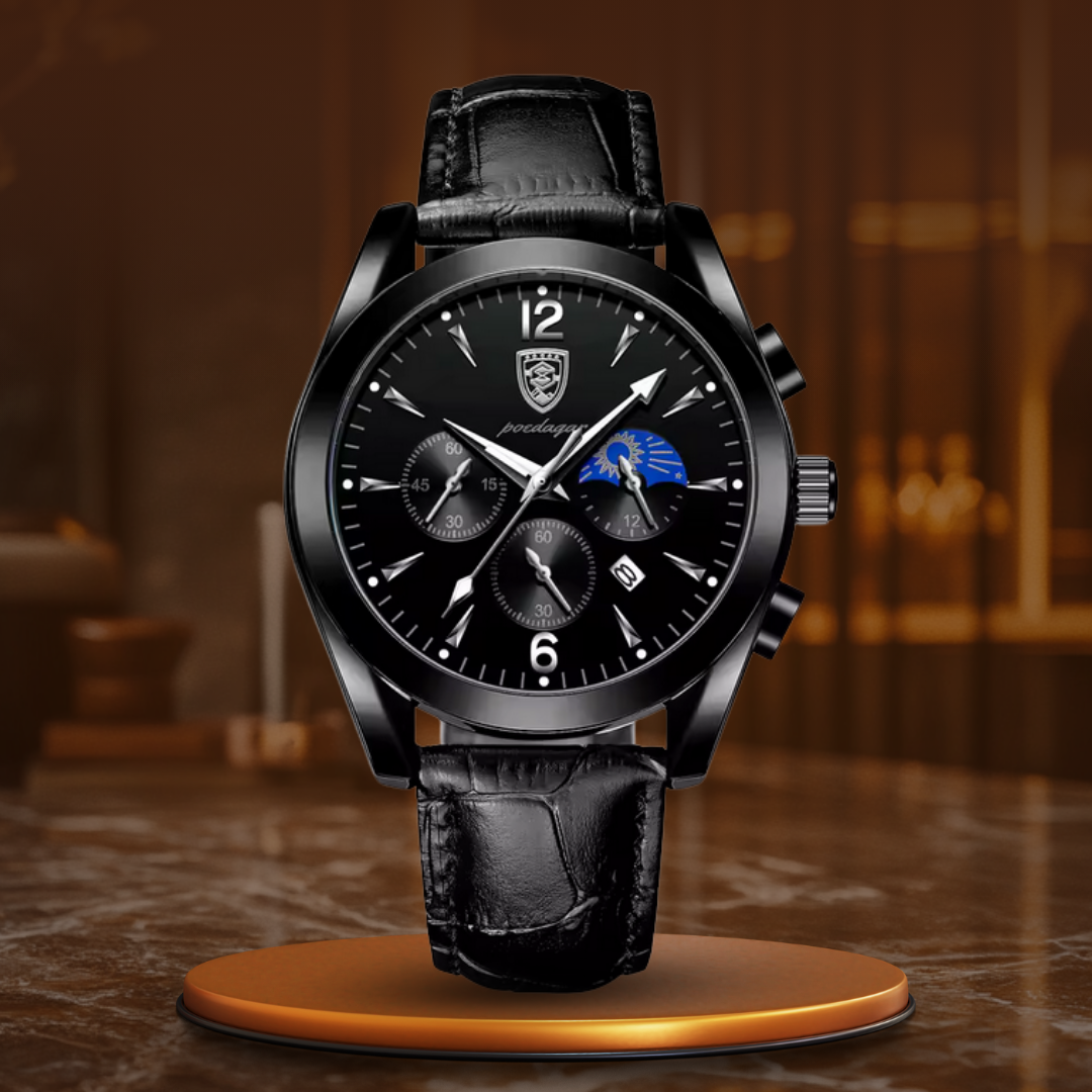 Elegant Quartz Watch for Men with Strap