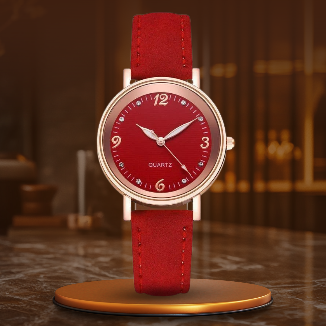 Elegant Women's Watch – Quartz Movement Ladies Timepiece