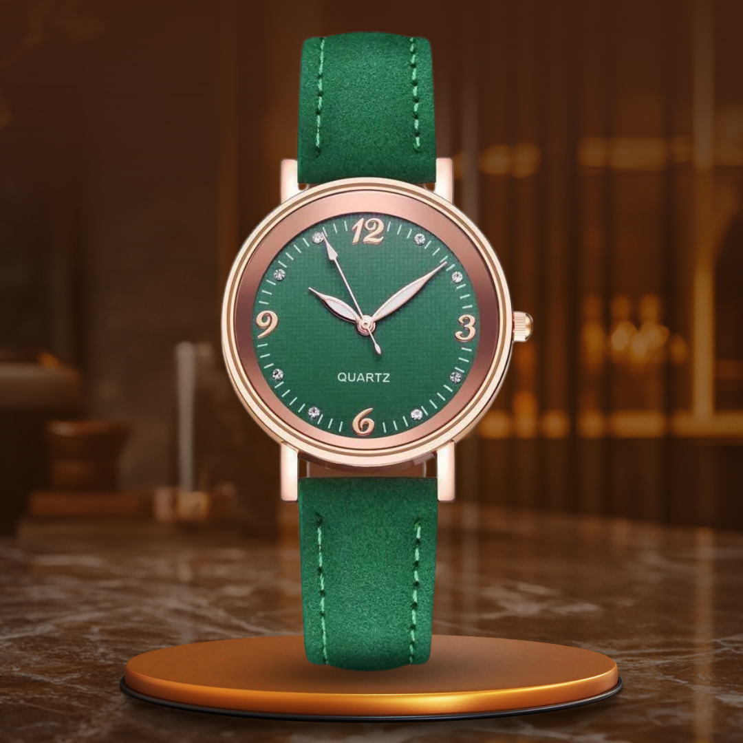 Elegant Women's Watch – Quartz Movement Ladies Timepiece