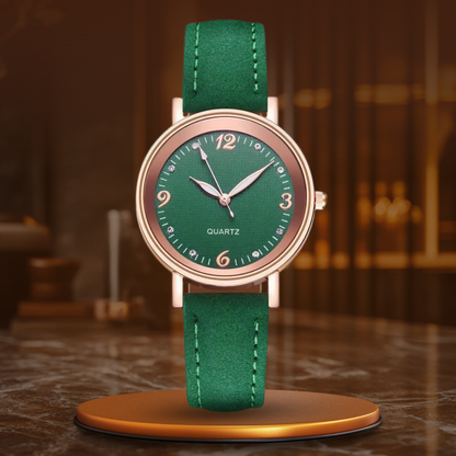 Elegant Women's Watch – Quartz Movement Ladies Timepiece