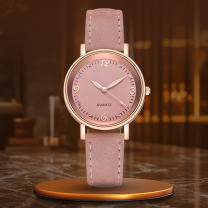 Elegant Women's Watch – Quartz Movement Ladies Timepiece