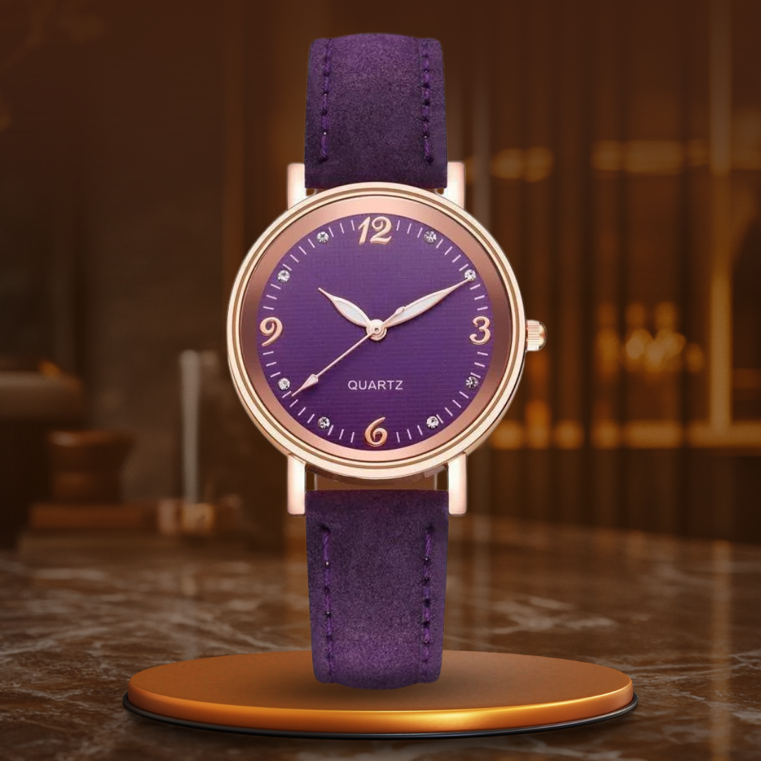 Elegant Women's Watch – Quartz Movement Ladies Timepiece