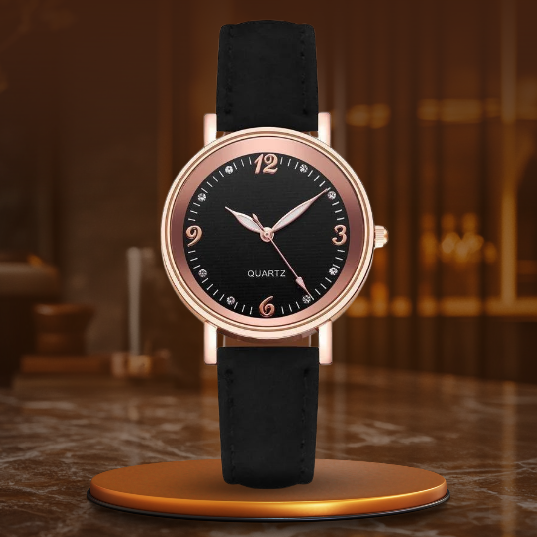 Elegant Women's Watch – Quartz Movement Ladies Timepiece