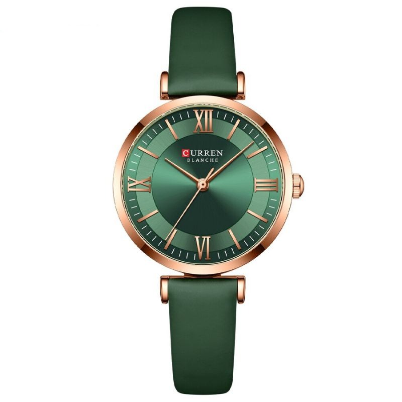 Elegant Women's Watch with Vegan Leather Strap and Quartz Movement – Chic Ladies Watch for Any Occasion