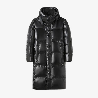 Harrison - Black Winter Down Jacket with Hood