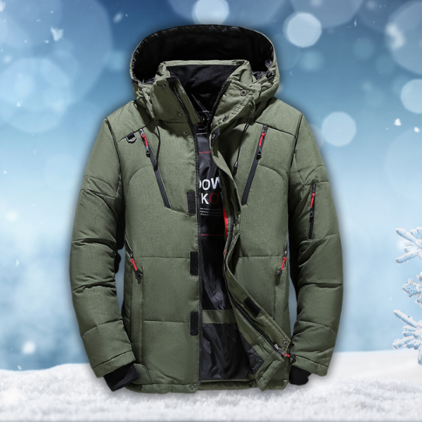 Men's Casual Hooded Parka Jacket - Stylish, Warm, and Versatile Outerwear for Everyday Wear and Outdoor Adventures