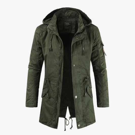 Men's Hooded Transitional Jacket - Versatile Lightweight Outerwear for All Seasons, Stylish & Functional Design