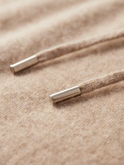 Leisure Hoodie Gray Extra-Fine Merino Wool 3