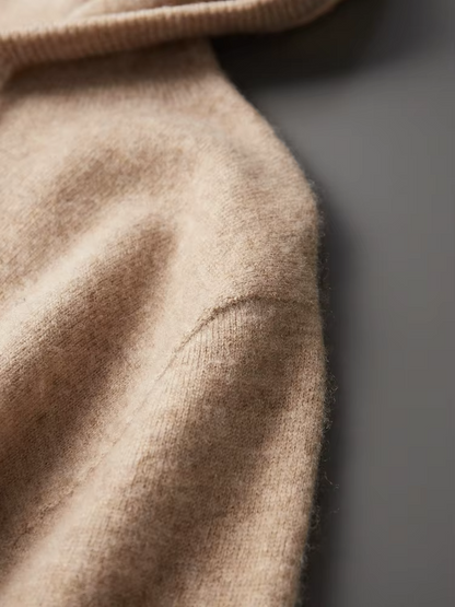 Leisure Hoodie Gray Extra-Fine Merino Wool 8