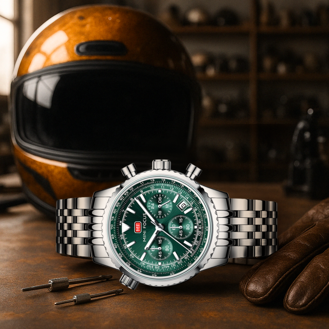 Limited Edition 42.5mm Stainless Steel Watch with Open Skeleton Dial – Water-Resistant and Scratch-Resistant 1