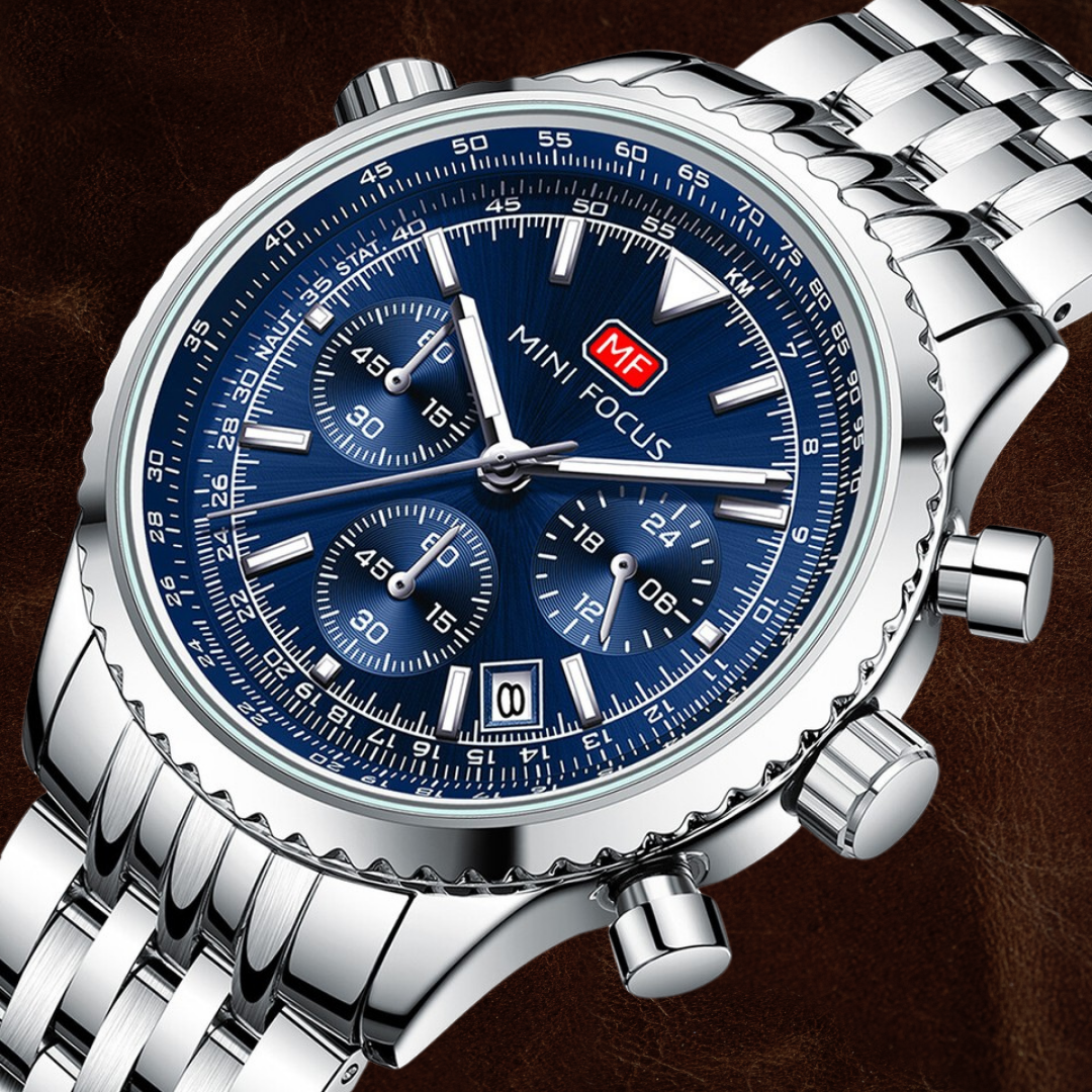 Limited Edition 42.5mm Stainless Steel Watch with Open Skeleton Dial – Water-Resistant and Scratch-Resistant 5