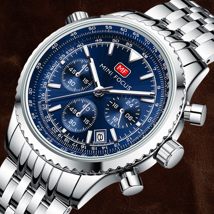 Limited Edition 42.5mm Stainless Steel Watch with Open Skeleton Dial – Water-Resistant and Scratch-Resistant 5