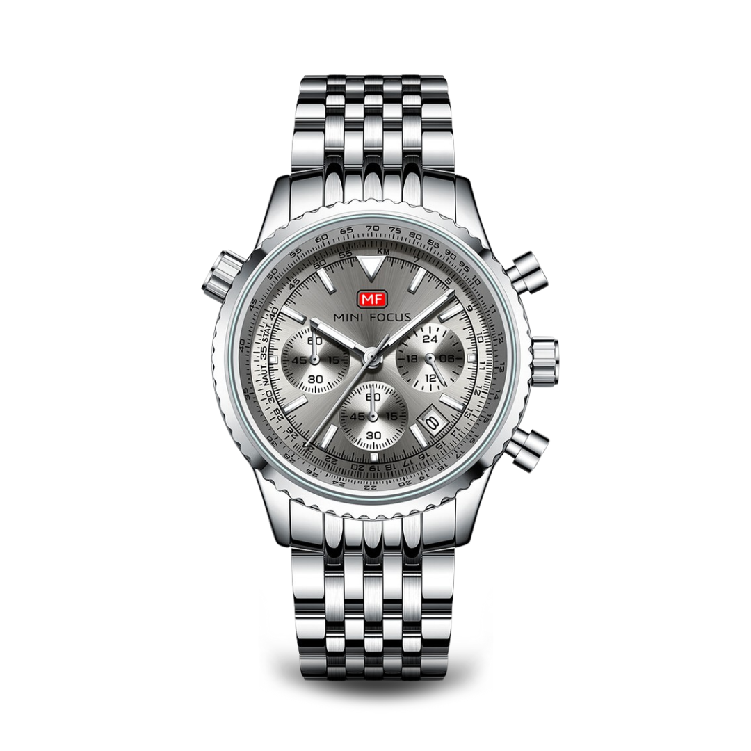 Limited Edition 42.5mm Stainless Steel Watch with Open Skeleton Dial – Water-Resistant and Scratch-Resistant 7