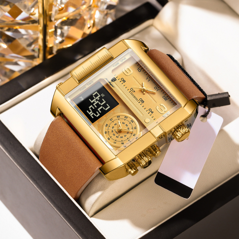 Luxury Digital Wrist Watch with Backlit Display and Water Resistance – Stylish Multifunctional Timepiece 1