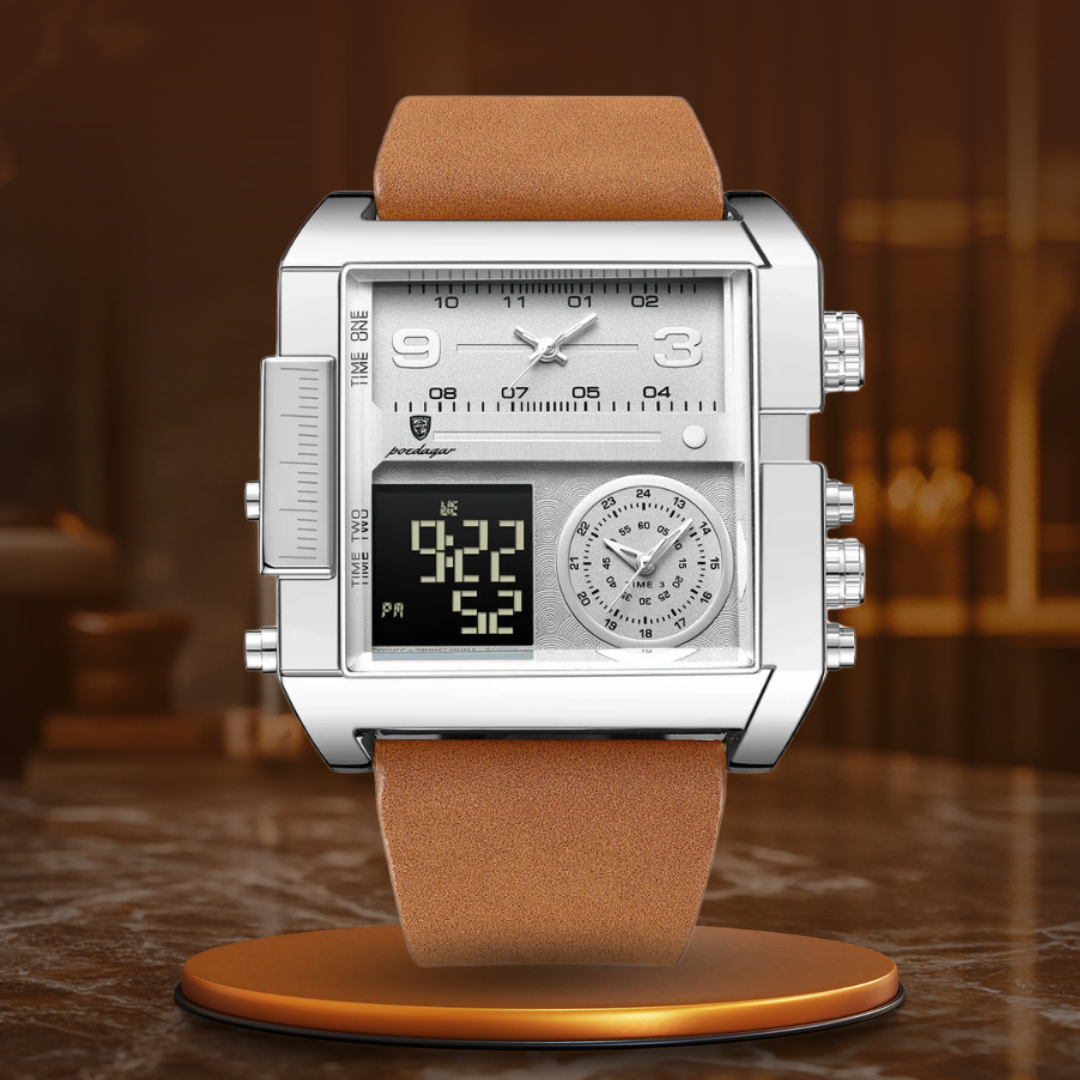 Luxury Digital Wrist Watch with Backlit Display and Water Resistance – Stylish Multifunctional Timepiece 10