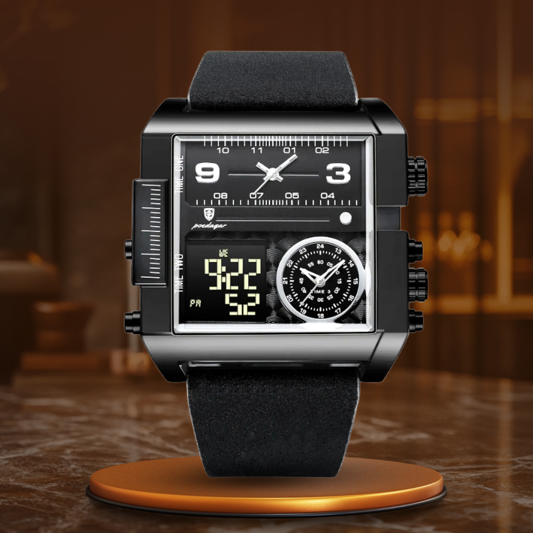 Luxury Digital Wrist Watch with Backlit Display and Water Resistance – Stylish Multifunctional Timepiece 9