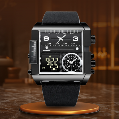 Luxury Digital Wrist Watch with Backlit Display and Water Resistance – Stylish Multifunctional Timepiece 9