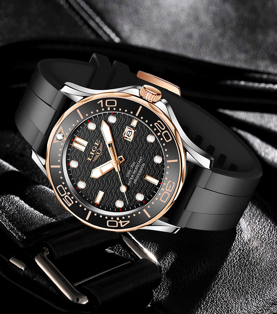 Luxury Luminous Casual Watch for Men – Multifunctional Chronograph with Water Resistance 5