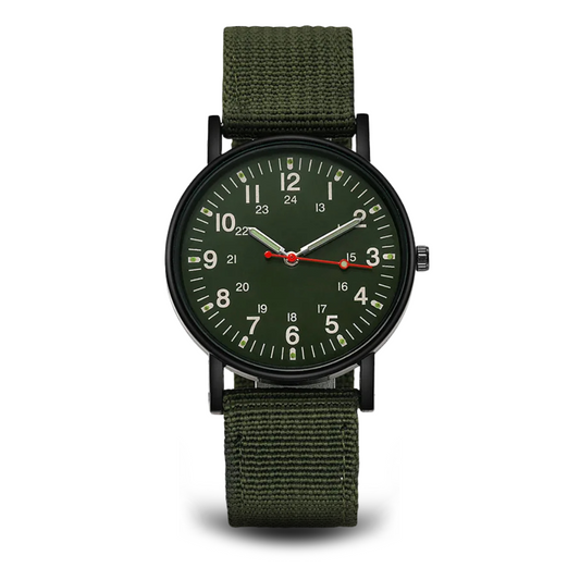 Luxury Quartz Wristwatch for Men with Luminous Hands and Water Resistant Design – Stylish Black Dial Timepiece