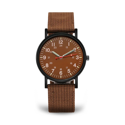 Luxury Quartz Wristwatch for Men with Luminous Hands and Water Resistant Design – Stylish Black Dial Timepiece