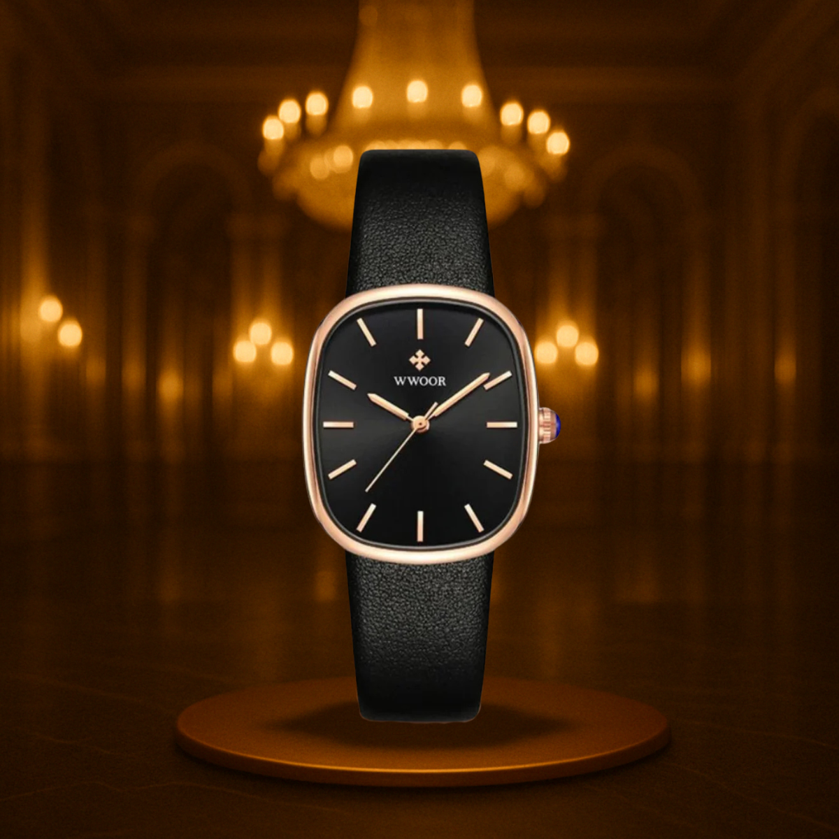 Men's Casual Watch Black Quartz