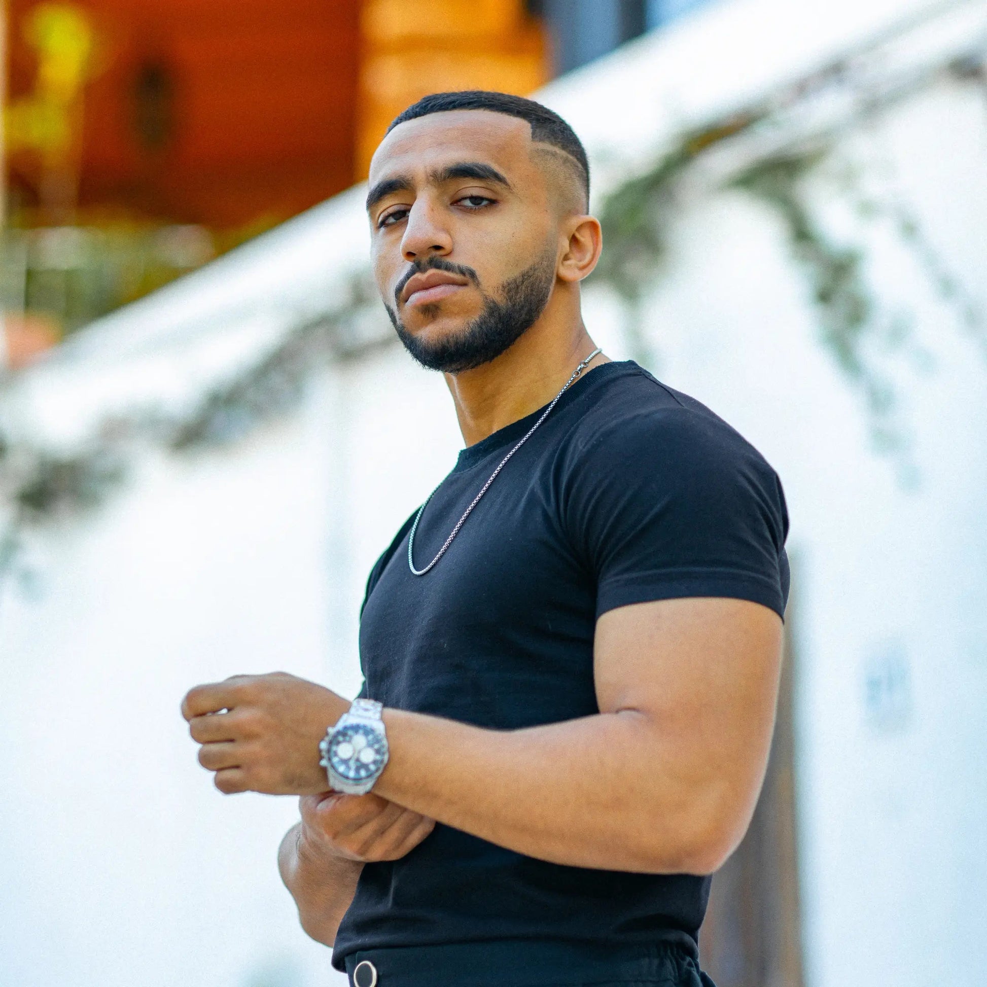 Men's Chronometer Watch Silver Stainless Steel 5