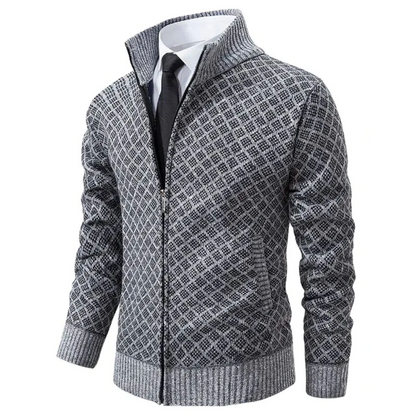 Men's Jacket Black High-Quality Fabric Winter Warmth 0