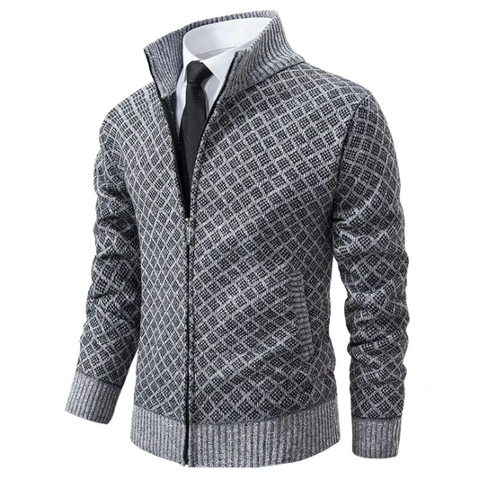 Men's Jacket Black High-Quality Fabric Winter Warmth 0