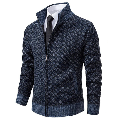Men's Jacket Black High-Quality Fabric Winter Warmth 5
