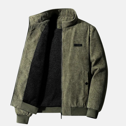 Men's Jacket Brown Corduroy Premium Fabric 2