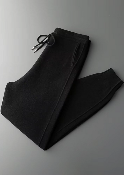 Men's Joggers Grey Extra-Fine Merino Wool