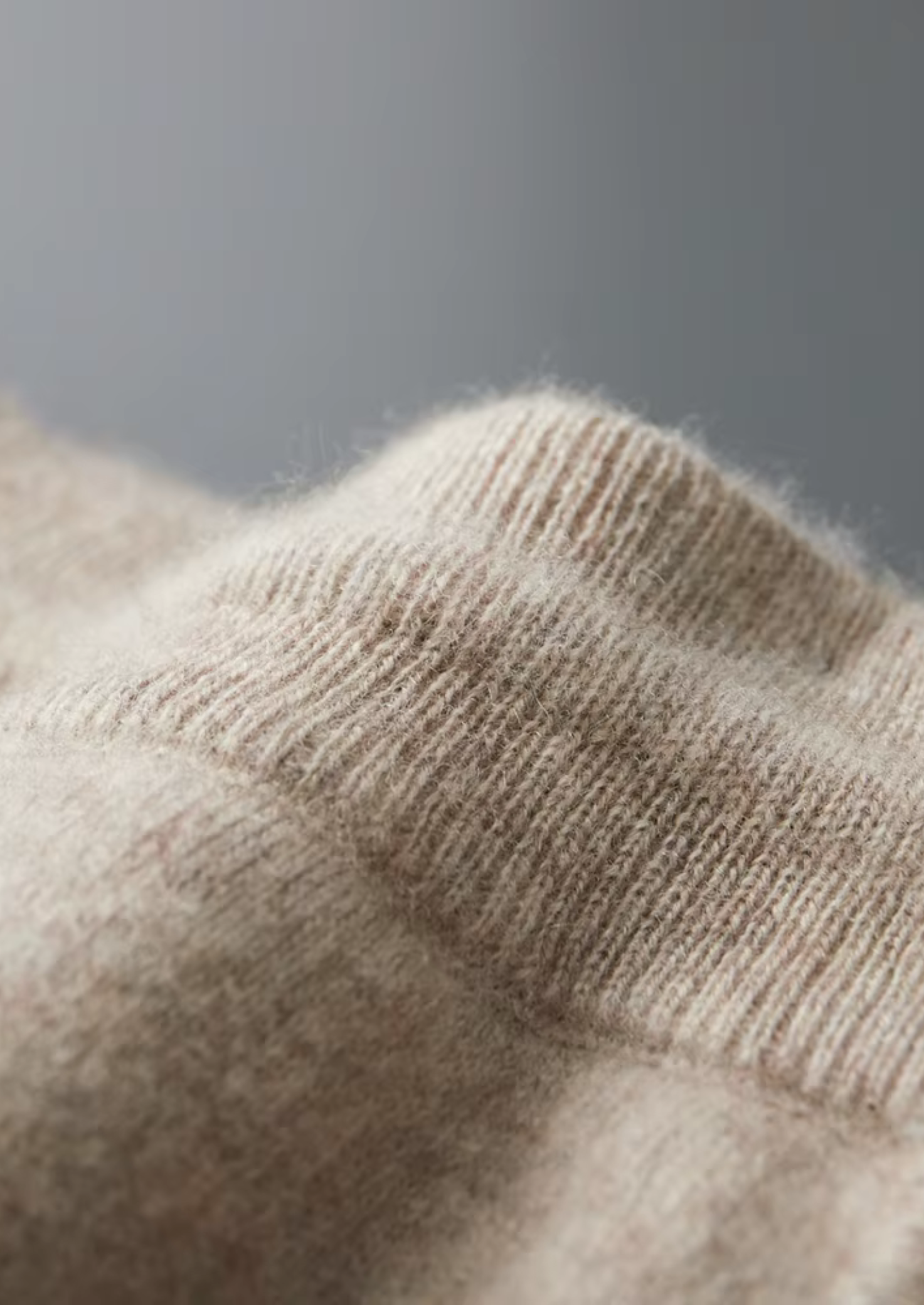 Men's Joggers Grey Extra-Fine Merino Wool Relaxed Fit 8