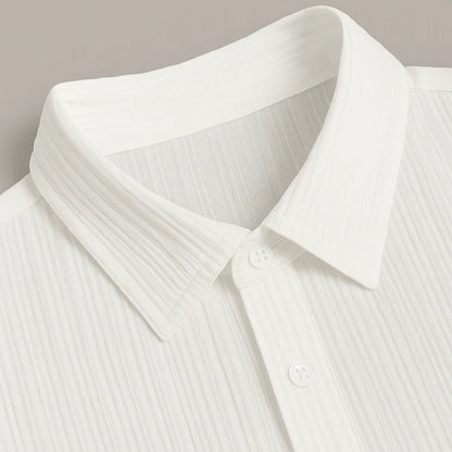 Men's Linen Set Beige Lightweight Casual