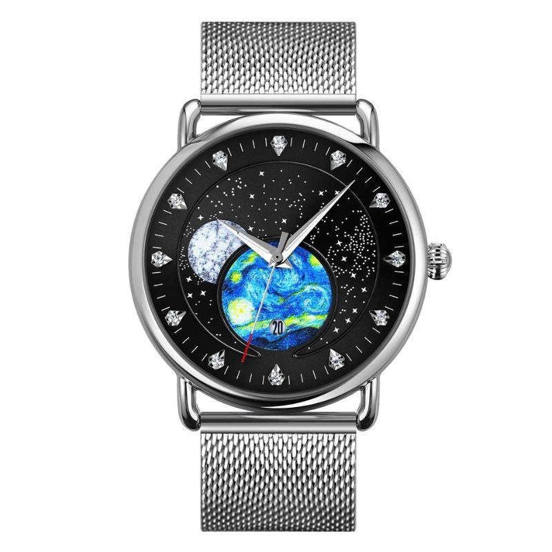 Men's Mechanical Watch with Glow-in-the-Dark Feature, Water-Resistant and Shock Resistant, Elegant Design for Everyday Wear 6