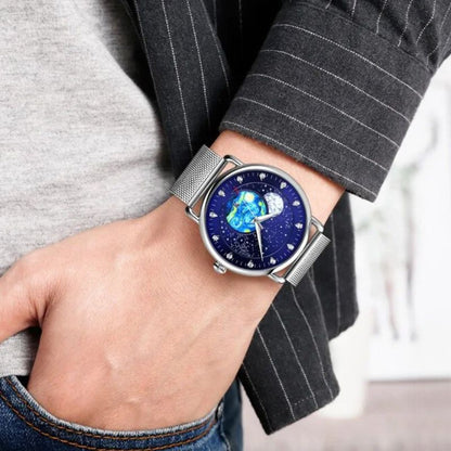 Men's Mechanical Watch with Glow-in-the-Dark Feature, Water-Resistant and Shock Resistant, Elegant Design for Everyday Wear 7