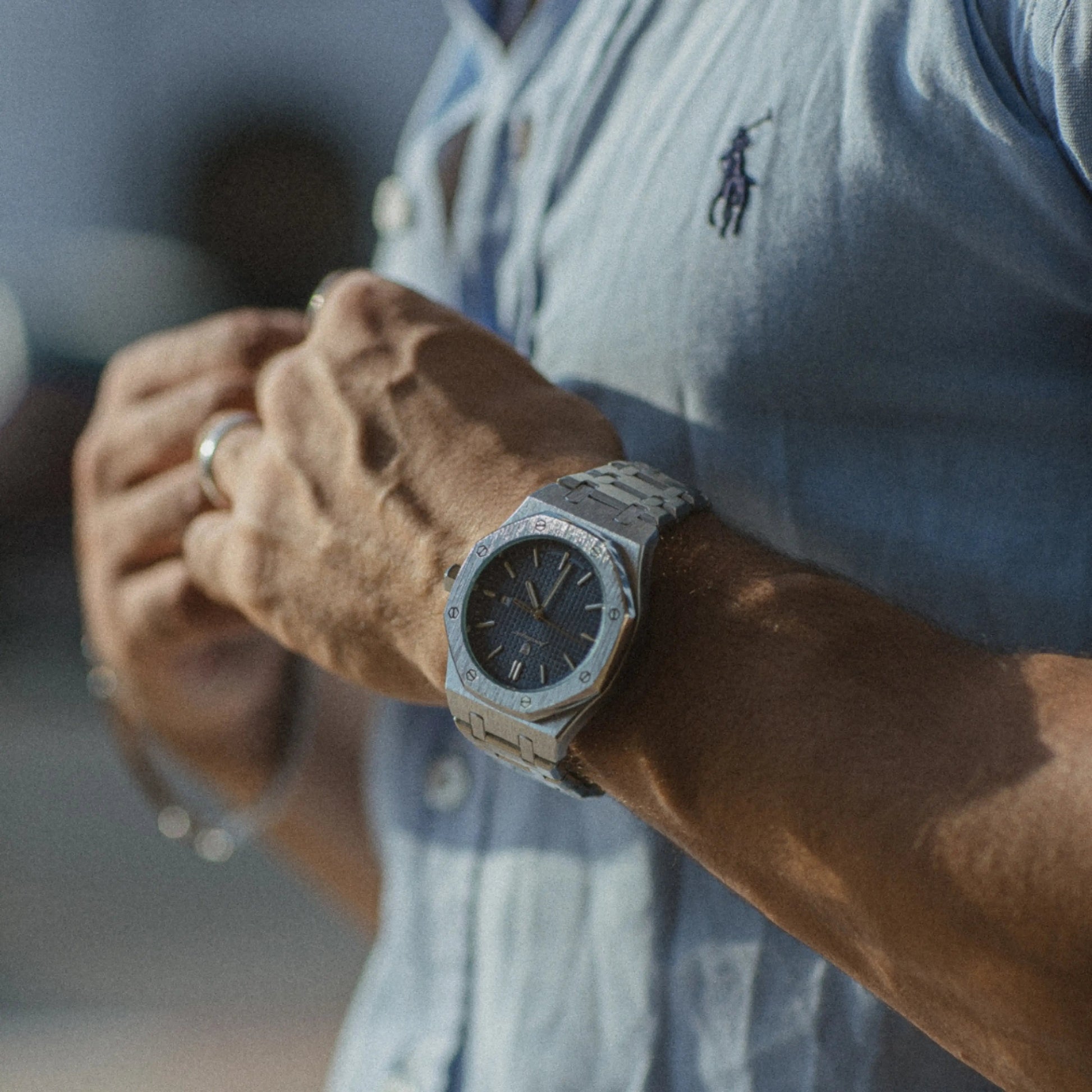 Men's Oceanus Watch Blue Stainless Steel 1