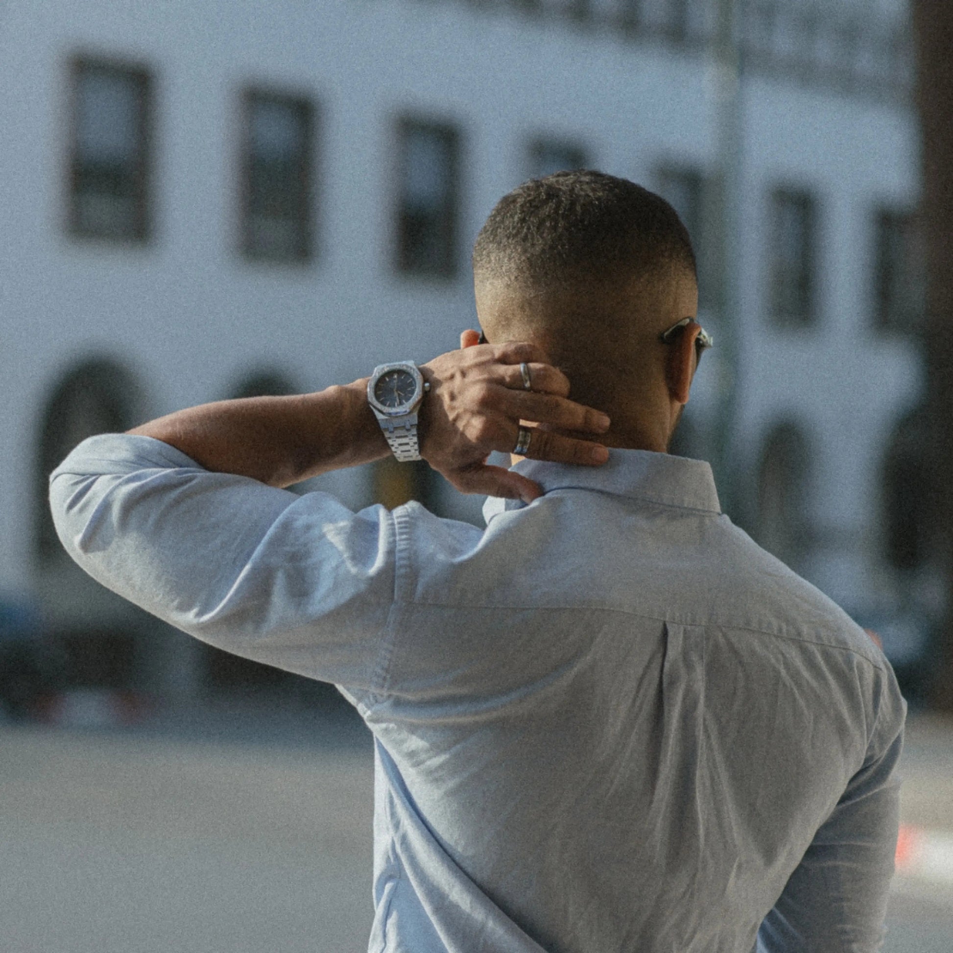 Men's Oceanus Watch Blue Stainless Steel 2