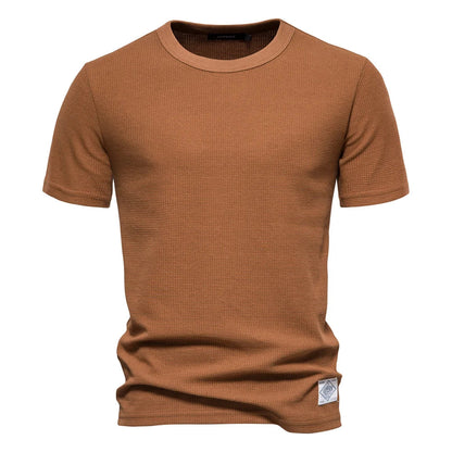 Men's Polo Shirt Light Blue Breathable Fabric
