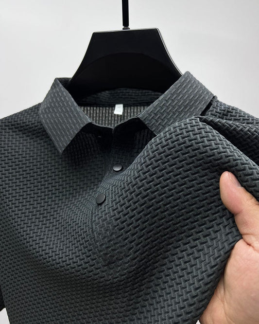 Men's Polo Shirt Navy Piqué Cotton 0