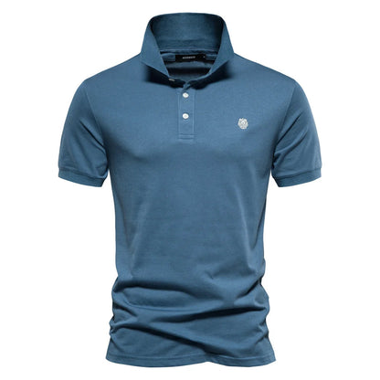 Men's Polo Shirt White 100% Cotton