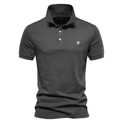Men's Polo Shirt White 100% Cotton