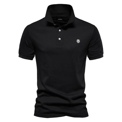 Men's Polo Shirt White 100% Cotton