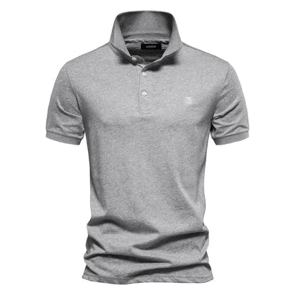 Men's Polo Shirt White 100% Cotton