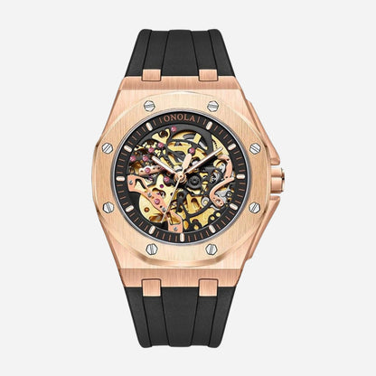 Men's Prince Oak Watch Brown Leather 9
