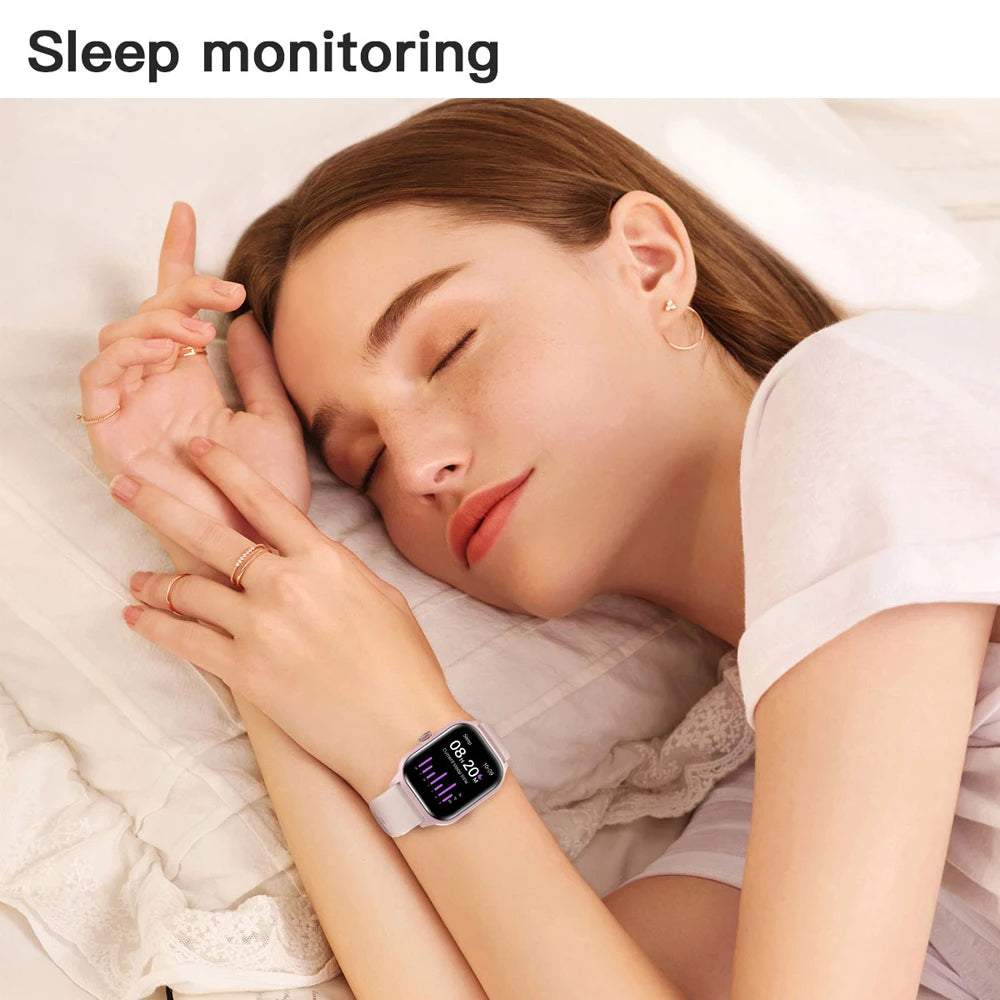 Men's Smart Watch Black Bluetooth Fitness Tracker Waterproof