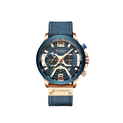 Men's Sports Watch Black Durable 48mm