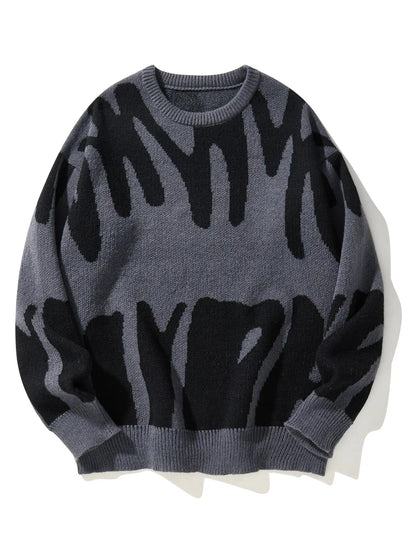 Men's Sweater Blue Cotton Blend 0