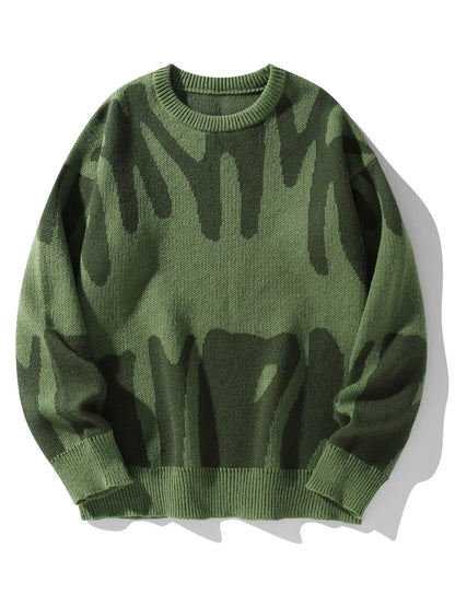 Men's Sweater Blue Cotton Blend 8