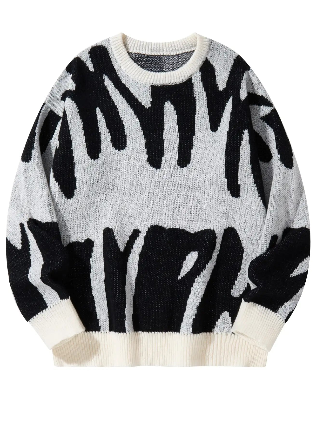 Men's Sweater Blue Cotton Blend 9